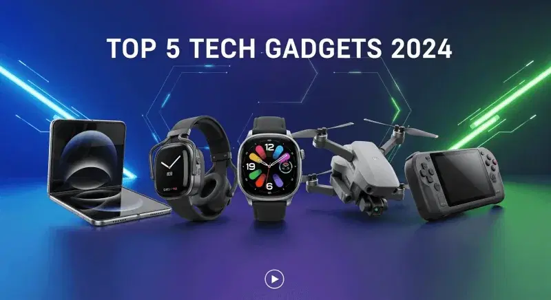 TOP 5 TECH
GADGETS 2024